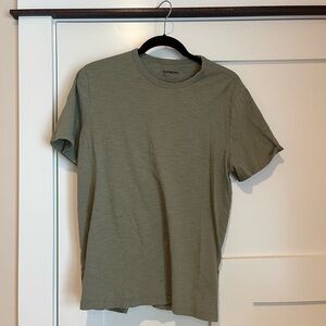 Olive green t shirt from Express, size Large